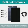 Balkonkraftwerks-Kit mit 820 Watt Solarpanels komplett, 2 Panels – Bild 3
