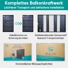 Balkonkraftwerks-Kit mit 820 Watt Solarpanels komplett, 2 Panels – Bild 6